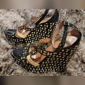 New Alaia Platform Wedges